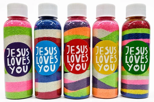 Jesus Loves You Sand Art Kit