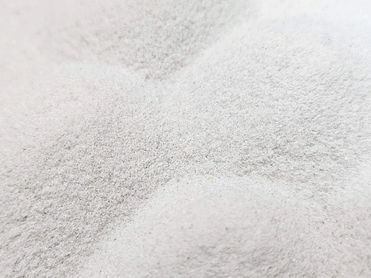 White colored sand for crafts and sand art