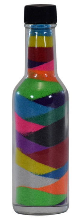 Glass Woozy Sand Art Bottle
