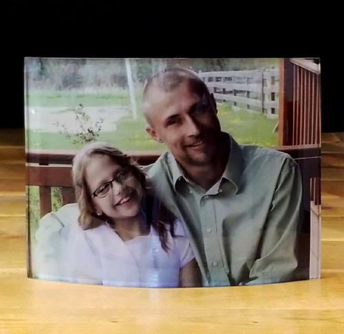 Clear Acrylic 5x7 photo panel - horizontal
