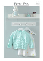 Peter Pan Knitting Pattern - Kids Jacket - sizes 46-66cm (P1325)