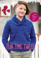 Fun Time Tweed - Panda Knitting Pattern (815)
