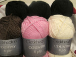 AUSSIE ANIMALS KNITTING KITS CLECKHEATON COUNTRY 8 PLY,PURE WOOL,TASSIE DEVIL