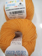 FILATURA DI CROSA BABY LOVE, ORANGE NO 7,25GRS