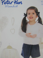 PETER PAN KNITTING LEAFLET,NO P1199, SIZE 41-61 CM,FOR MOONDUST YARN