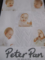 PETER PAN KNITTING BOOK,NO P373, FROM SIZE 36-61CM,3/4 PLY/DK YARN