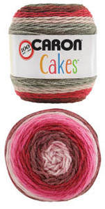 Bernat Caron Cakes Yarn - Red Velvet (17005)