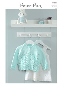 Peter Pan Knitting Pattern - Kids Jacket - sizes 46-66cm (P1325)
