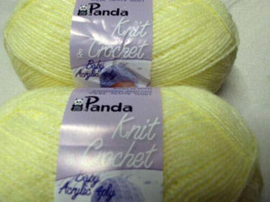 PANDA KNIT N CROCHET 4 PLY 100 GR - LEMON - NO 002