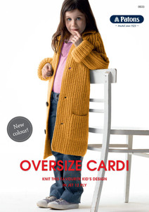 Patons Knitting Pattern - Oversize Cardi  (0033)