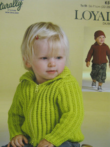 PETER PAN KNITTING LEAFLET,NO P 594, SIZE 56-71 LOYAL DK YARN