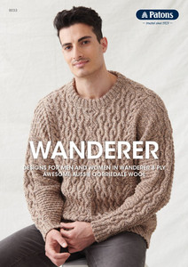 Patons Knitting Pattern - Wanderer (8033)