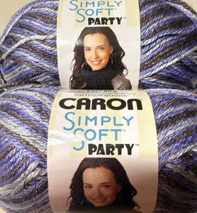 Caron Simply Soft Party Yarn - Violet Variegated