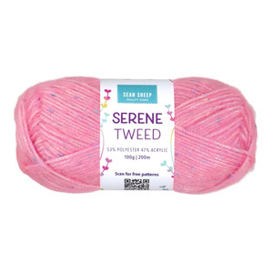 Sean Sheep Serene Tweed Yarn - Pink (7101)
