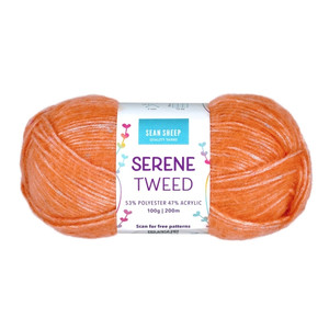 Sean Sheep Serene Tweed Yarn - Orange (7105)