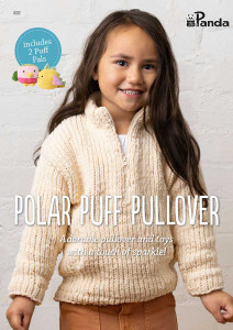Panda Knitting Pattern - Polar Puff Pullover (822)