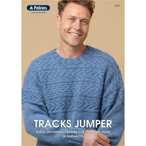 Patons Knitting Pattern - Patons Tracks Jumper (0062)