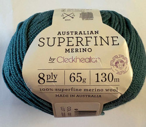 Cleckheaton Australian Superfine Merino 8 ply Wool - Forest (57)