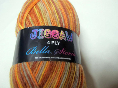 Bella Storia Jigsaw Sock Yarn - Autumn (S003)