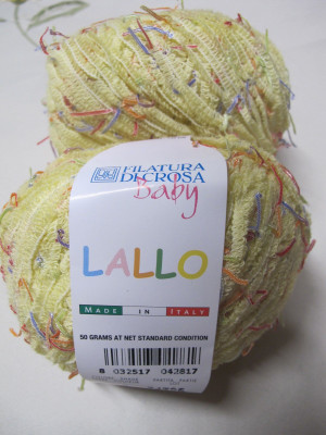 FILATURA DI CROSA BABY LALLO, LEMON MIX,50GRS,SALE