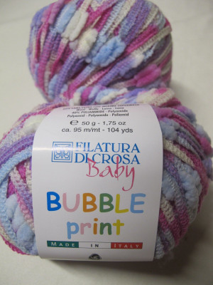FILATURA DI CROSA BABY, BUBBLE PRINT,50GRS,SALE,NO 101