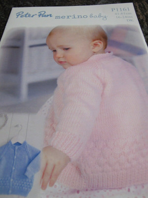 PETER PAN LEAFLET,NO P 1161,NEW,SIZE 41-61 CM,FOR DK PLY YARN