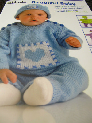 PANDA BEAUTIFUL BABY PATTERN NO 214, 8 DESIGNS