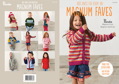 Panda Knitting Pattern - Panda Magnum Faves (305)