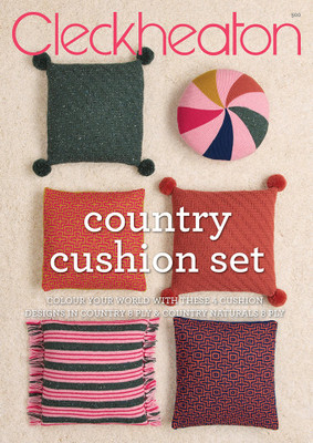 Cleckheaton Knitting Pattern - Country Cushion Set (500)