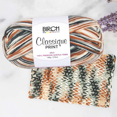 Birch Classique Yarn Print - TOFFEE SHADOWS (27)
