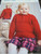 PETER PAN KNITTING LEAFLET,NO P1220, DK YARN,CKS,GUERNSEY STYLE SWEATER