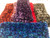 Hand knitted Patons Feathers scarves