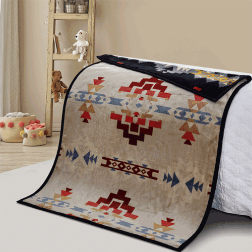 Solstice Thick Reversible Quilted Infant Blanket