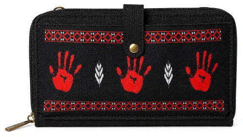 Red Hand (You're Not Forgotten) - Crossbody Clutch / Phone Pocket