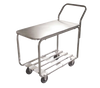 Omcan USA 31277 500 Lbs. 2 Shelf Chrome Plated Stock Cart