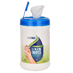 Hand Sanitizing Wipes and Dispensers