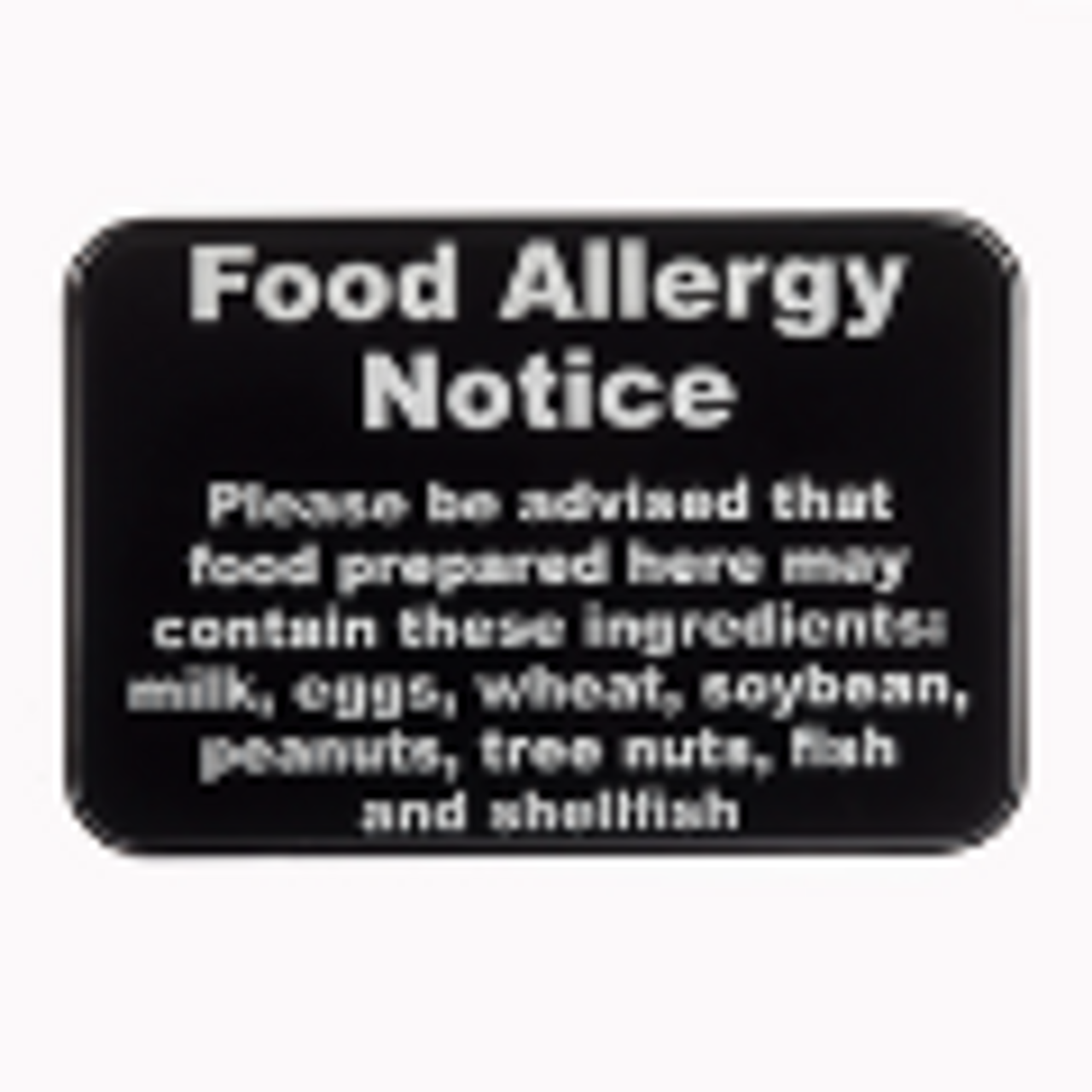 TableCraft Products Restaurant Signs / Supplies