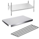 Adjustable Work Table Undershelves