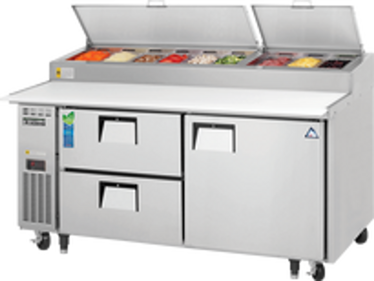 Everest Pizza Preparation Refrigerator