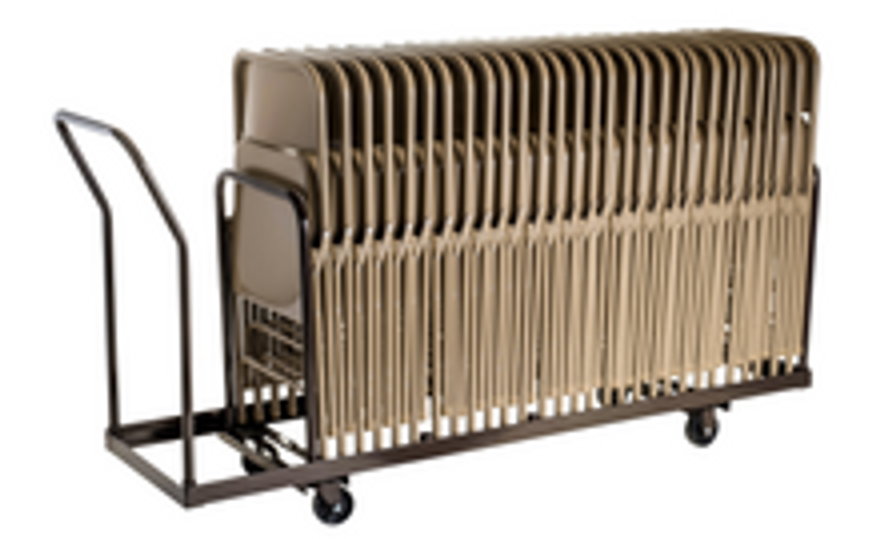 National Public Seating Table / Chairs Moving Cart