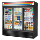 True GDM-69-HC-LD 78.13" W Three-Section Glass Door Refrigerated Merchandiser True GDM-69-HC-LD 78.13" W Three-Section Glass Door Refrigerated Merchandiser