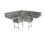 John Boos 3 Compartment Sink