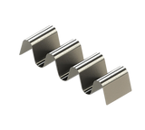 TableCraft Products TRS34 7 5/8" W x 2 1/4" D x 1 1/2" H Stainless Steel Solid Taco Taxi Server