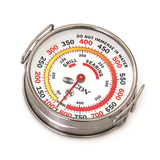 CDN GTS800X 2.25" Diameter Dial Shatterproof Stainless Steel Housing Grill Surface Thermometer