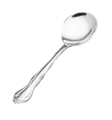 Vollrath 48153 6" Stainless Round Bowl Bouillon Spoon Matte Finish THORNHILL Heavyweight Imported Flatware