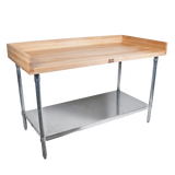 John Boos DSS06 48"W x 36"D With Stainless Steel Legs Baker's Top Work Table