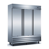 Universal Coolers RIFI-81 72 Cu. Ft. Stainless Steel Self Closing Solid Door Freezer - 115 Volts