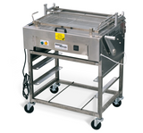 Belshaw HI18F-120V 50 Lbs. Stainless Steel and Aluminum Heavy Duty Floor Model High Production Icer - 120 Volts