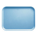 Cambro 3253518 12.75" W x 20.87" D Rectangular Dishwasher Safe Robin Egg Blue Camtray