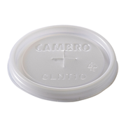 Cambro CLNT10190 Translucent Disposable CamLid (1000 Per Case)